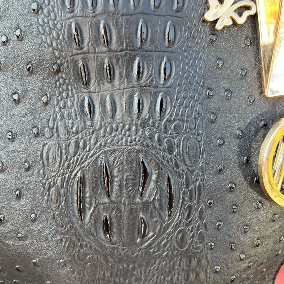 Miak Collection Elegant Black and Red Handbag - Picture 4 of 9